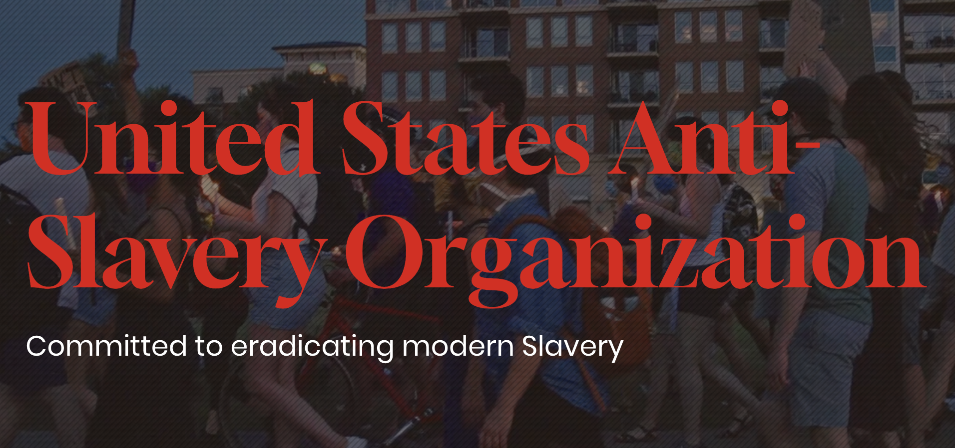 Anti-slavery. Anti-human trafficking