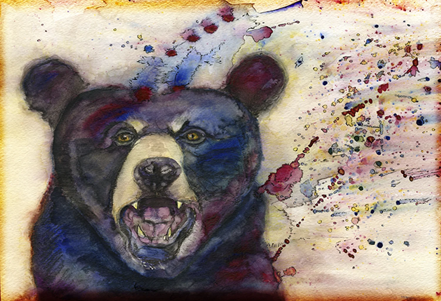Bear watercolor