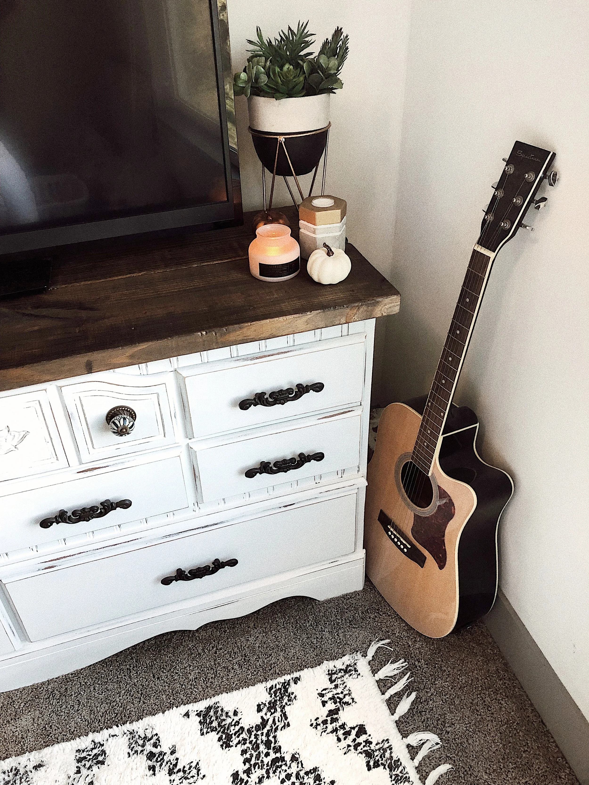 DIY Plank Top Dresser