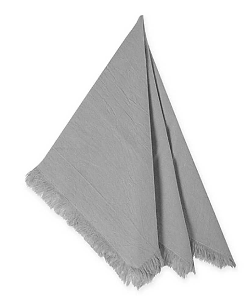 Relaxed Cotton Napkins - Grey