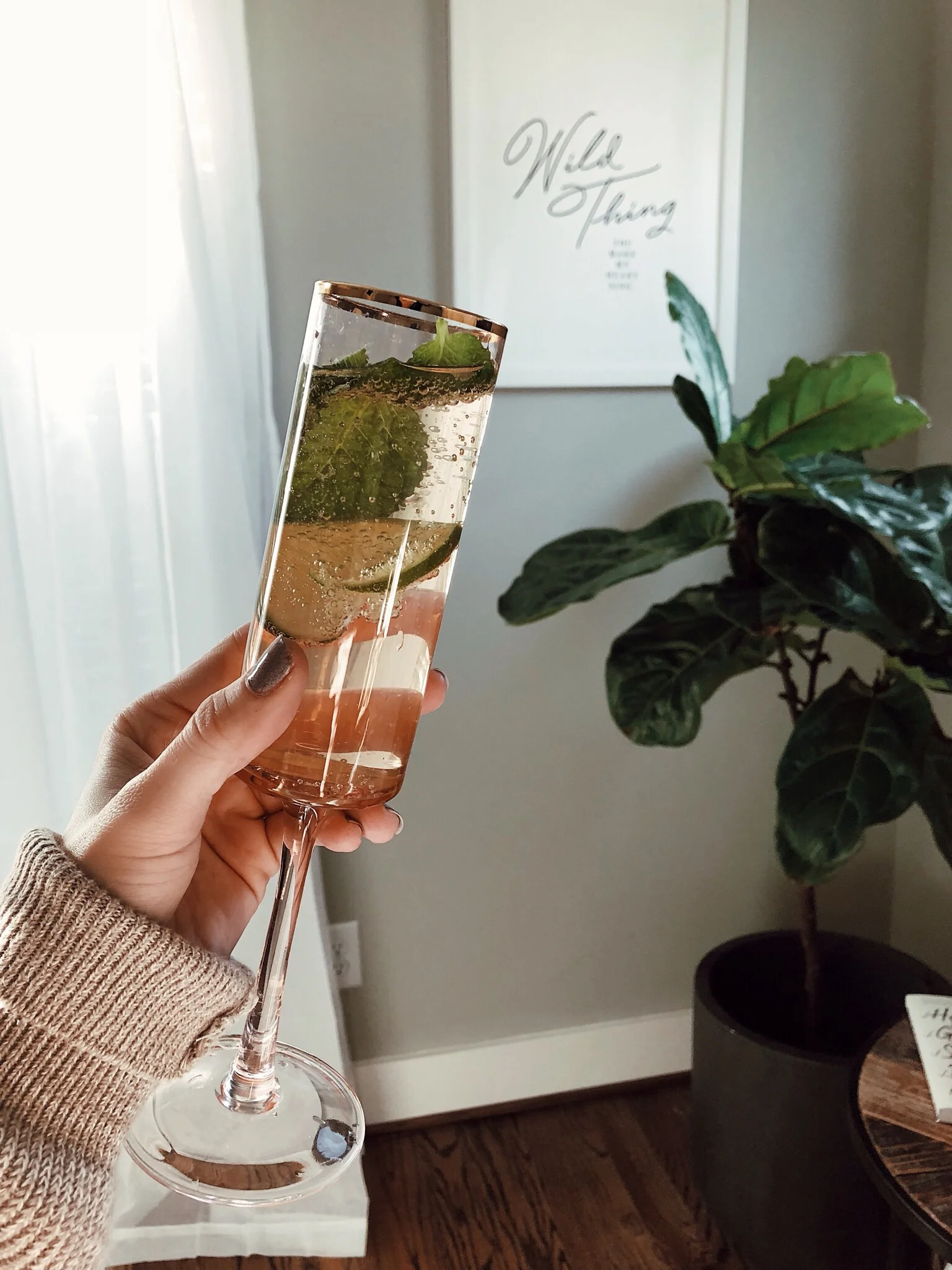 Champagne Mule
