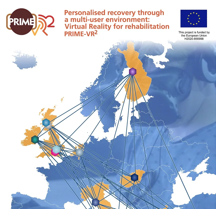SRPe PEER Success: €4M European H2020 Project in Personalised Recovery through a Multi-User Environment: Virtual Reality for Rehabilitation (PRIME-VR2)