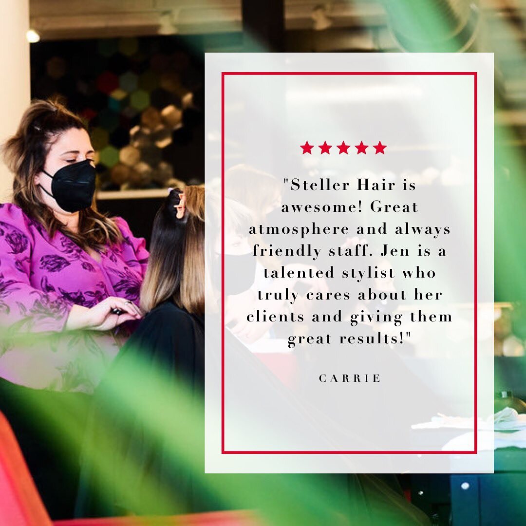 We love hearing about positive client experiences! Thank you for all the love ❤️

Our clients matter so much to us. Since opening Steller Hair Company, we've committed to creating an inviting space and positive experience for every person who walks t