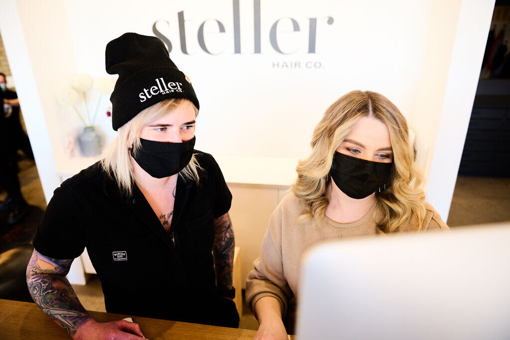 Mask Policy Update:

As of Monday, April 24th, Steller Hair Co will be updating our mask policy! We appreciate your patience and understanding as we intentionally phase out our mandatory mask hours. It has given space for us to ensure everyone feels 