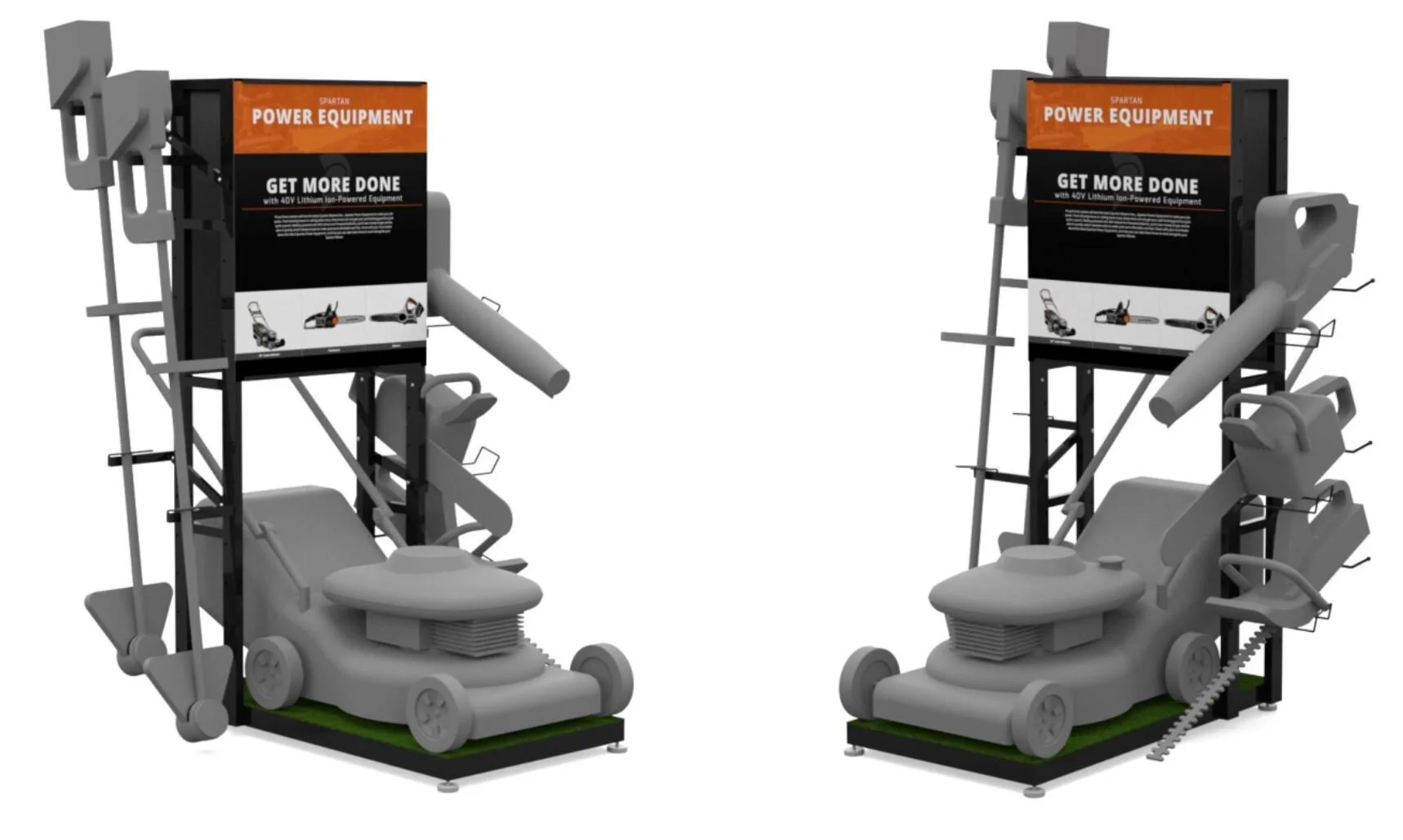 Freestanding Mower POP Display