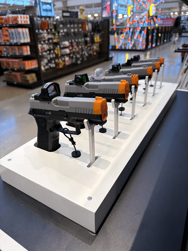 Point-of-Purchase Pistol Display
