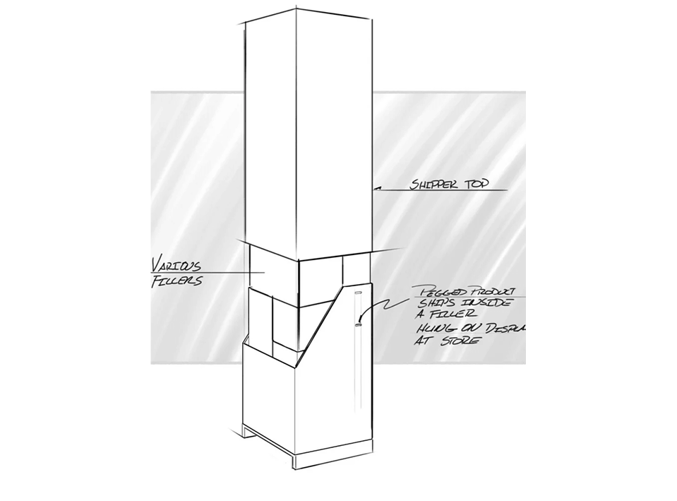 Standalone Floor Display System