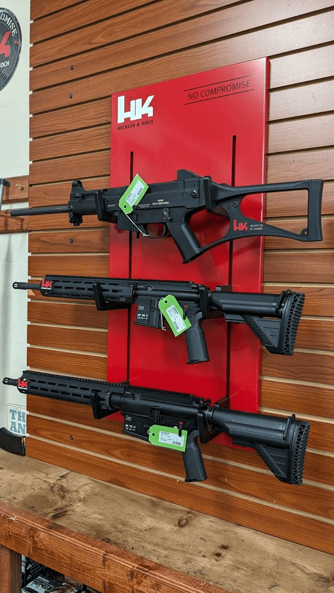 H&K Rifle Wall Display