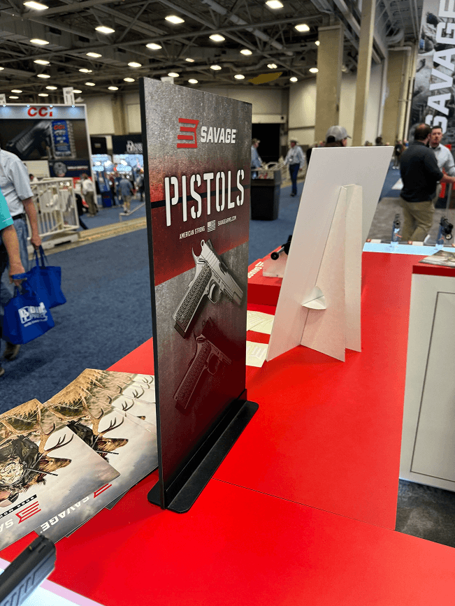 Savage Arms Vertical Product Display Stand