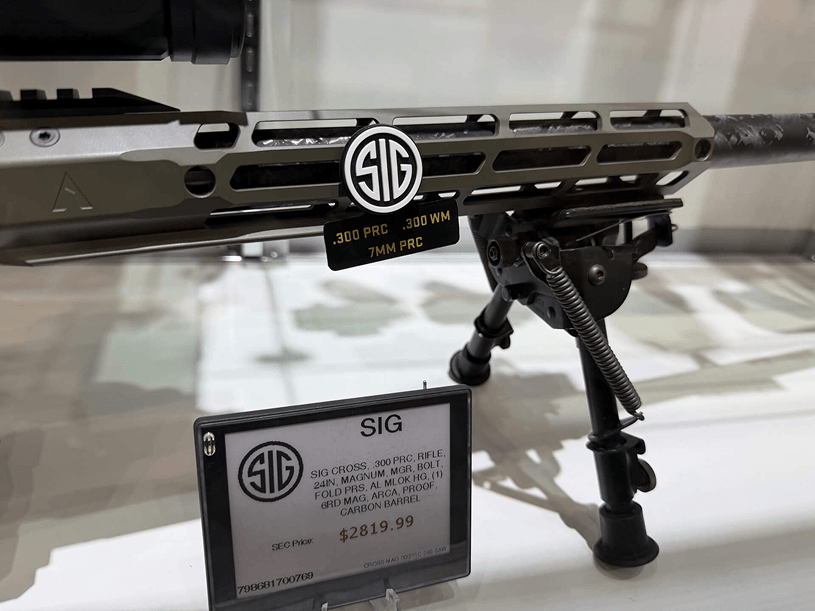 SIG SAUER Branded Rifle Counter Display