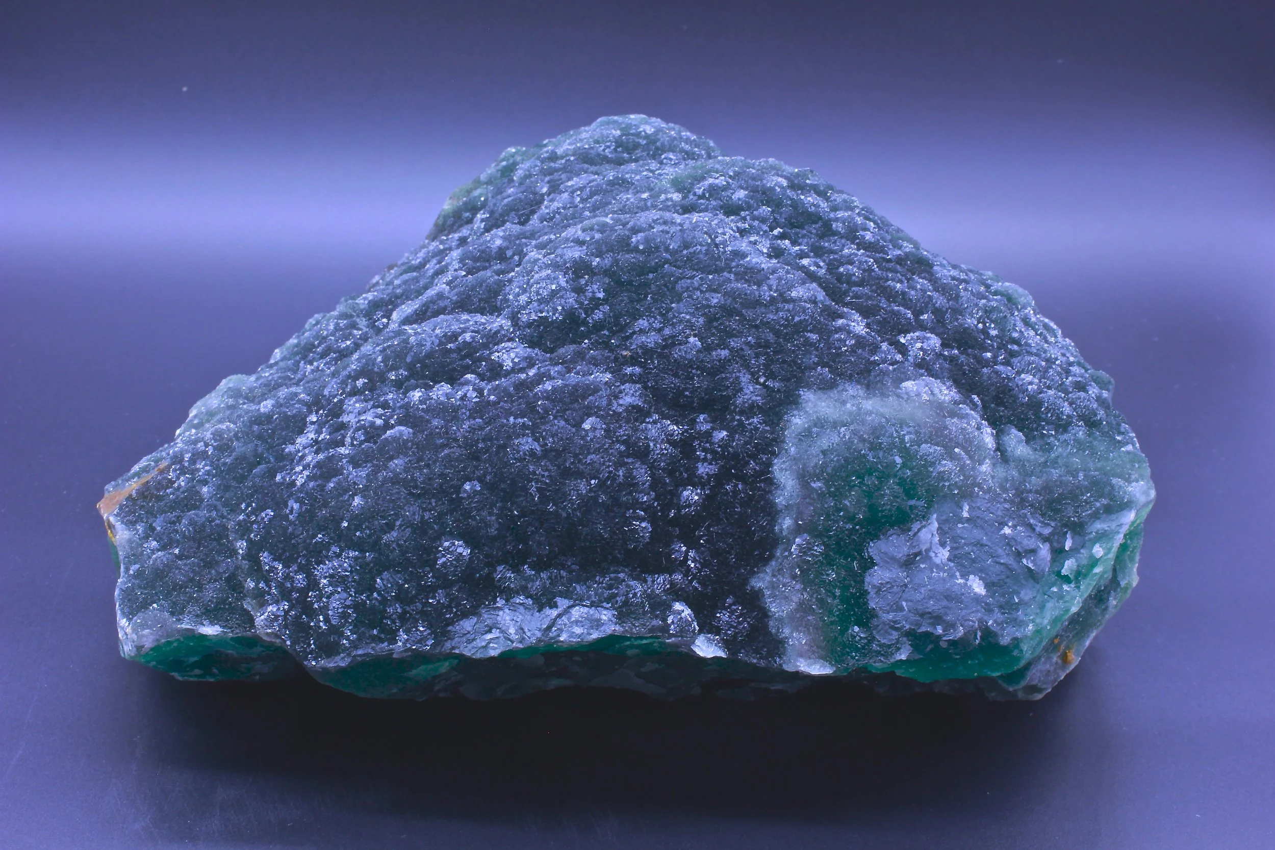 A large drusy Fluorite crystal (sold)