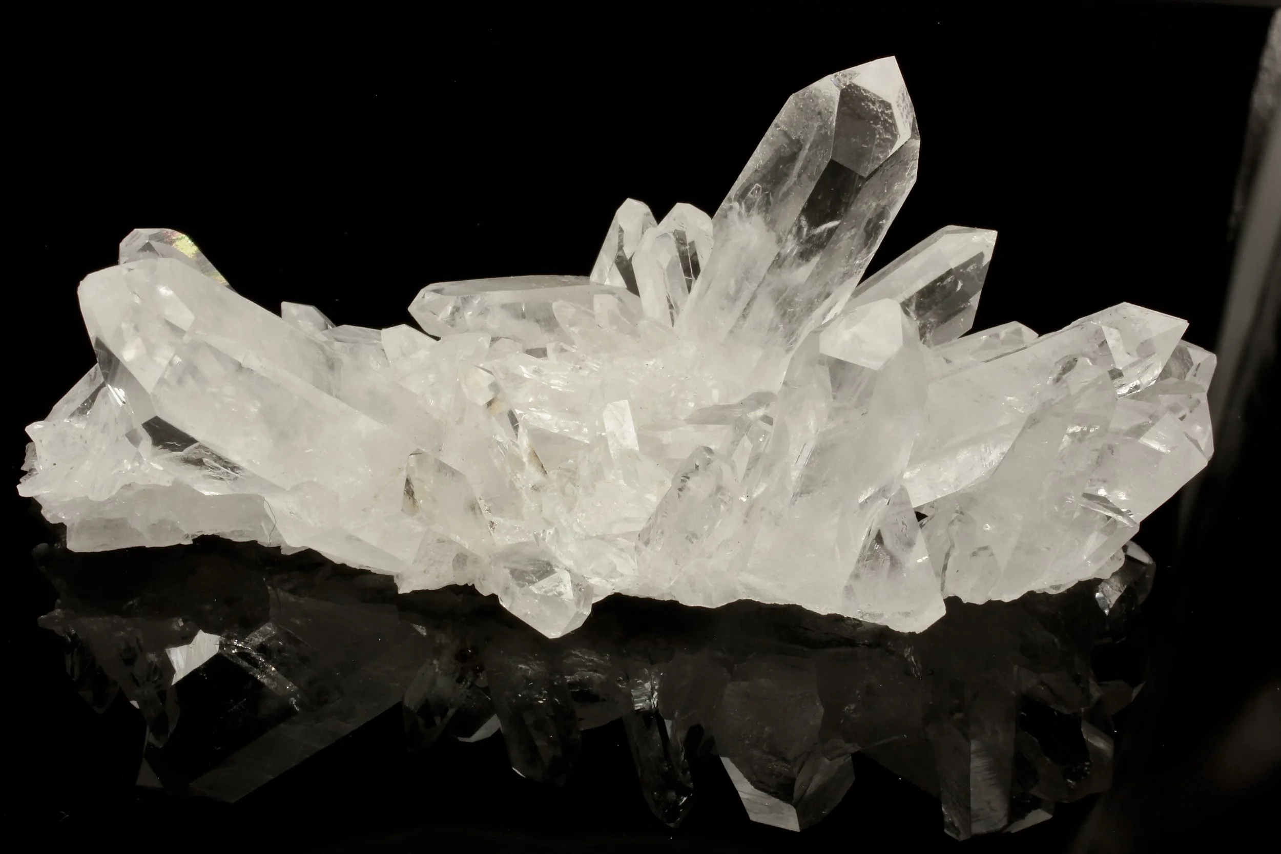 A multi directional Clear Quartz cluster (Sold)