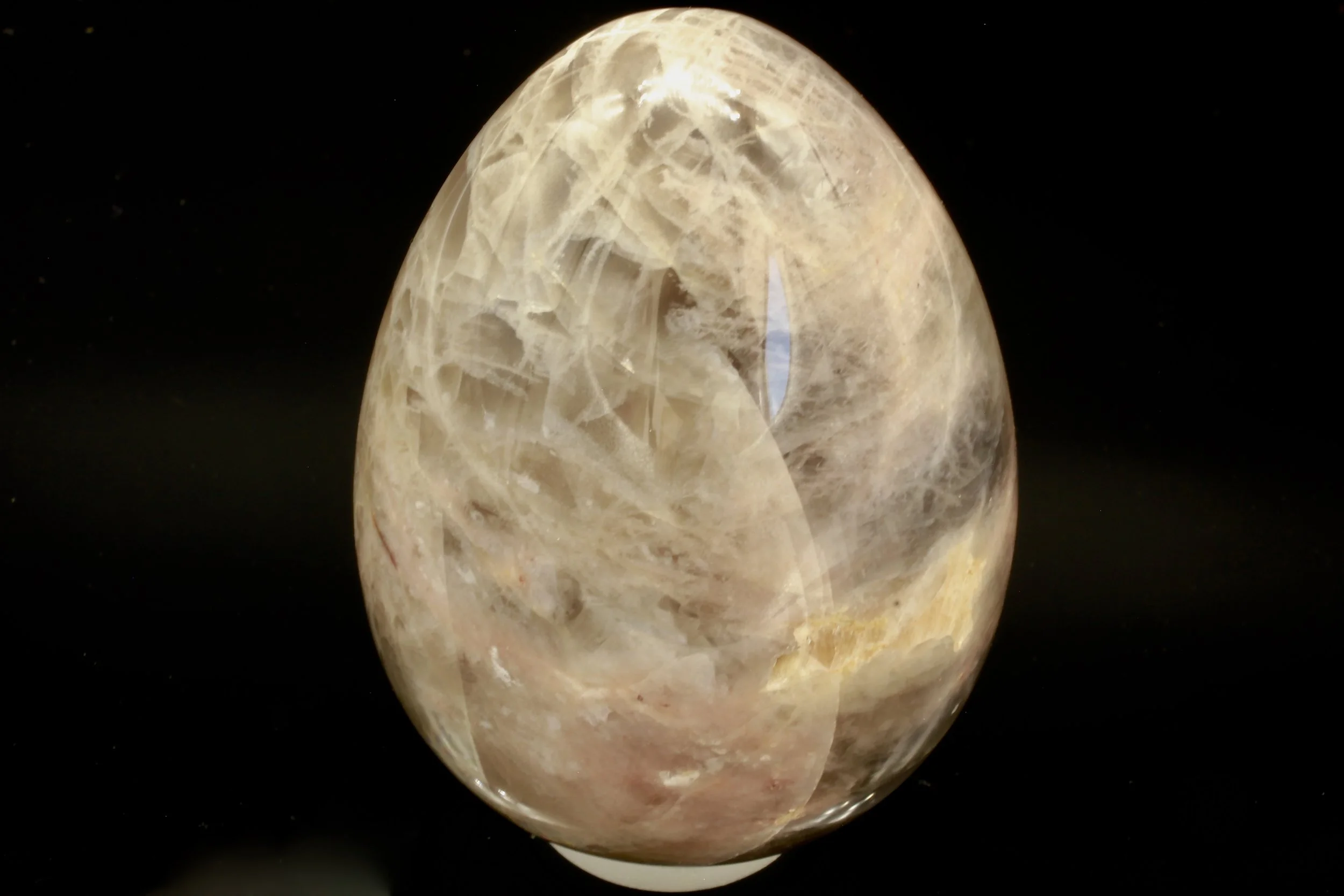 An Indian Moonstone Yoni Egg (Sold)