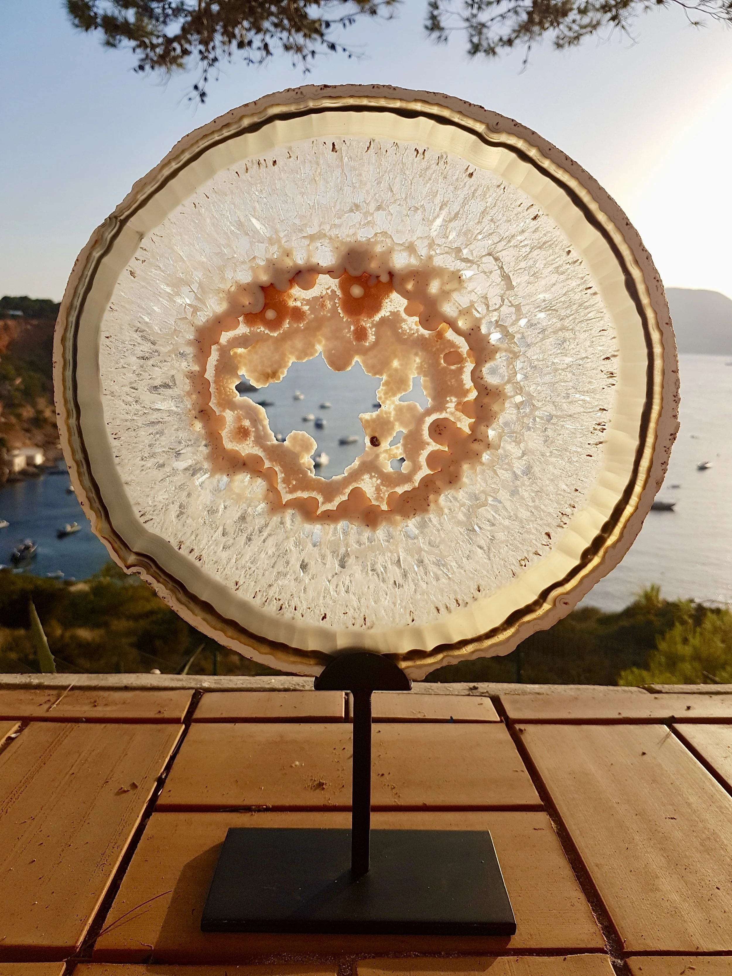 A crystal portal of Agate quartz and pure wonder (sold)