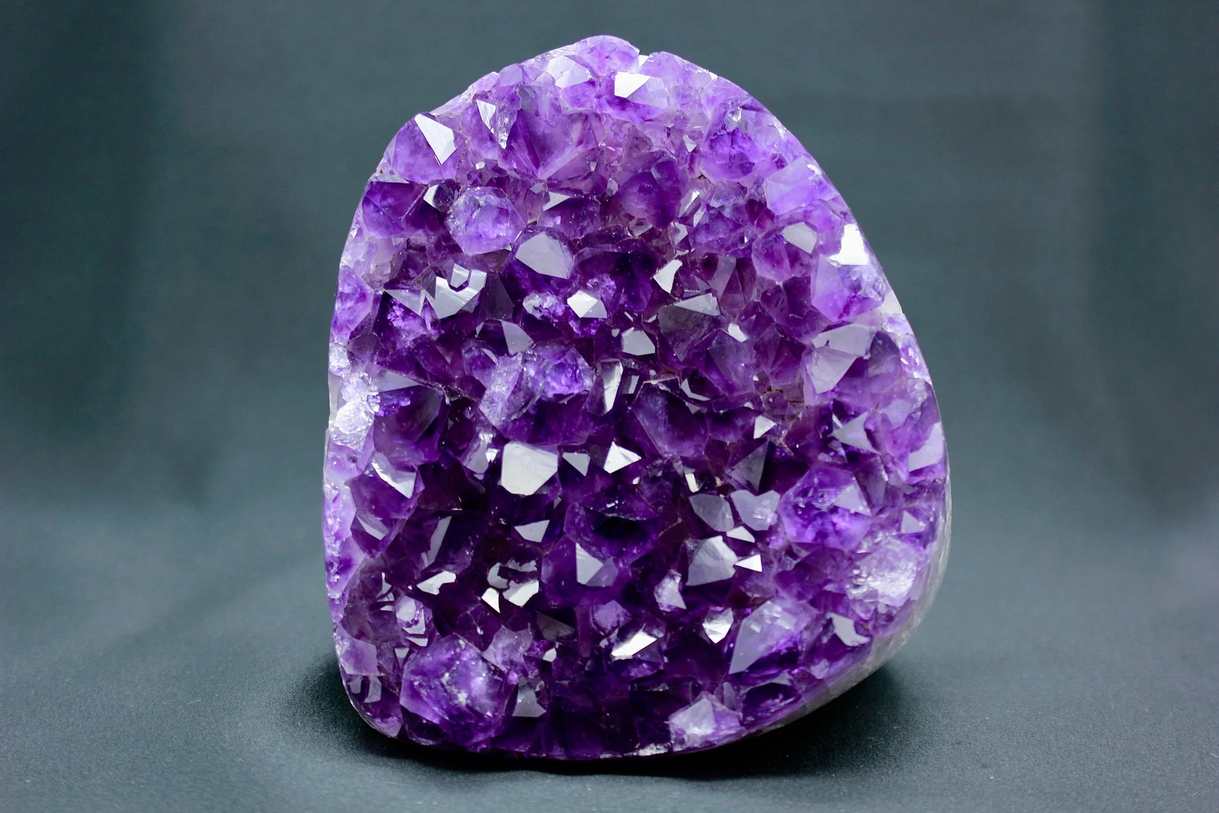 Uraguayan Amethyst medium freestanding cluster