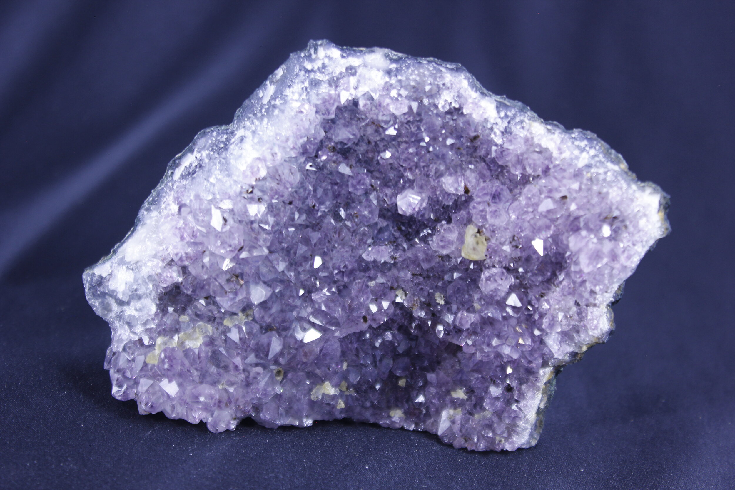 A Sparkly Diamond shaped Amethyst cluster 