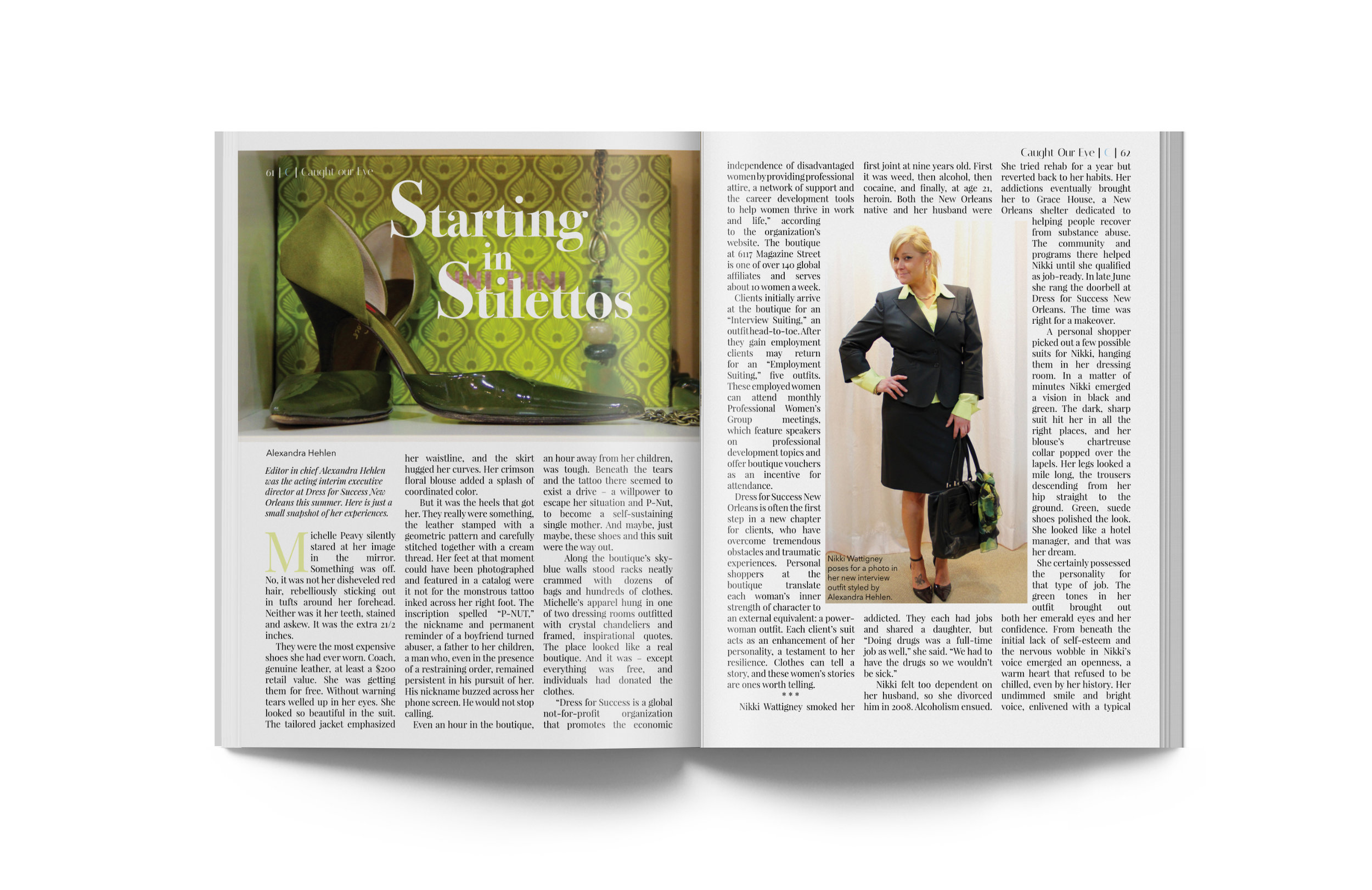 As editor-in-chief, I manage production of the magazine from start to finish. I set the higher-level theme for each issue, edit content, direct photoshoots and supervise graphic design. Check out the full issue below.