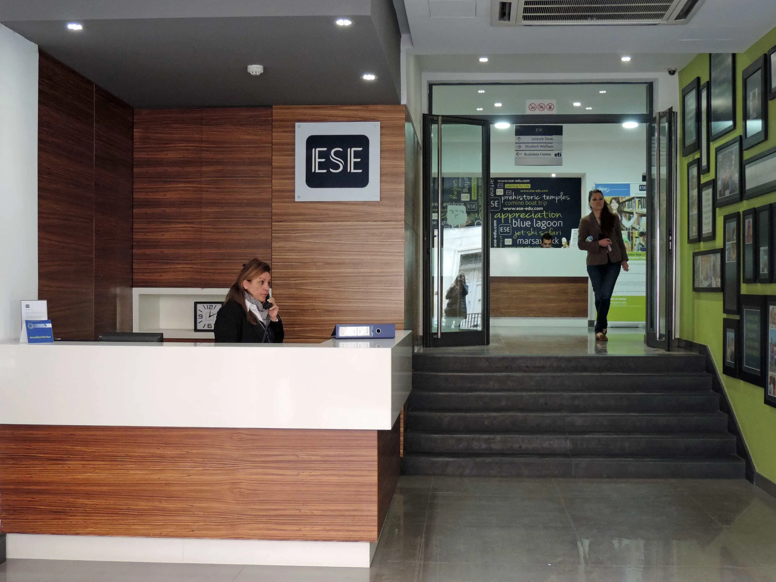 ESE School, reception