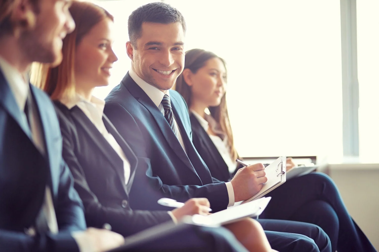 https://www.freepik.com/free-photo/smiling-businessman-in-a-convention_854968.htm Designed by Freepik