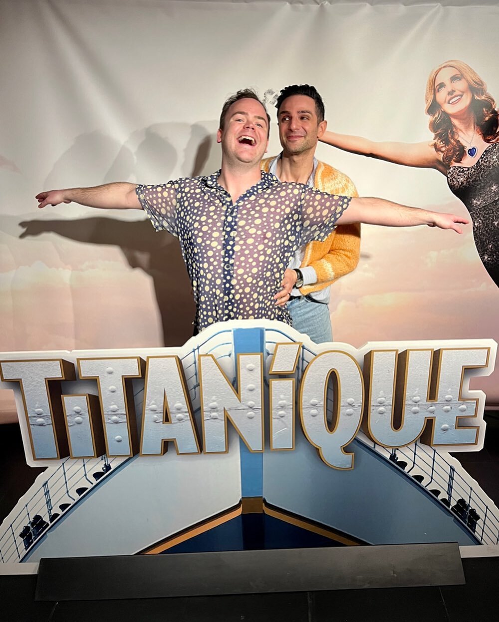 I&rsquo;ll never let go! 🥰🏳️&zwj;🌈 Having @michaeldfasano on board @titaniquemusical was heaven. I&rsquo;m so lucky!