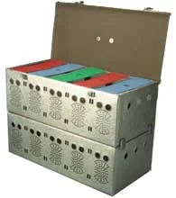 Natural Widowhood Aluminum Baskets 16 birds