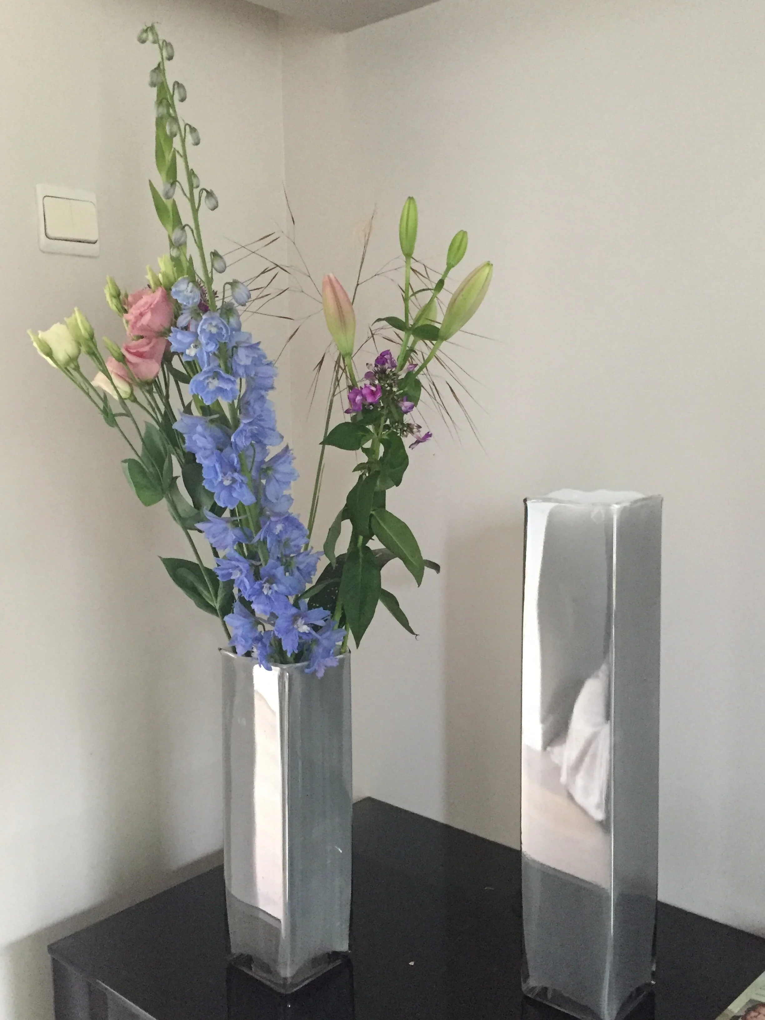 Budgetten en bloemen