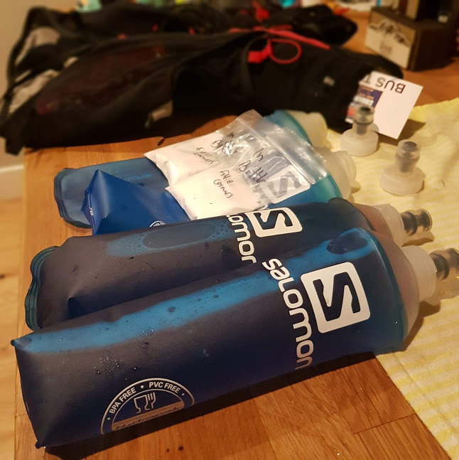 Gear prepped for day 1. Photo by Matt Bolam