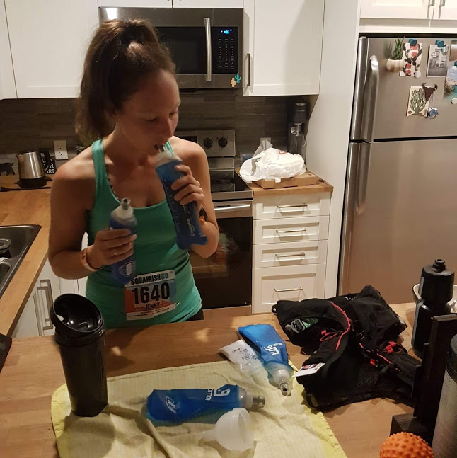 Starting that hydration early on day 2 Photo by Matt Bolam