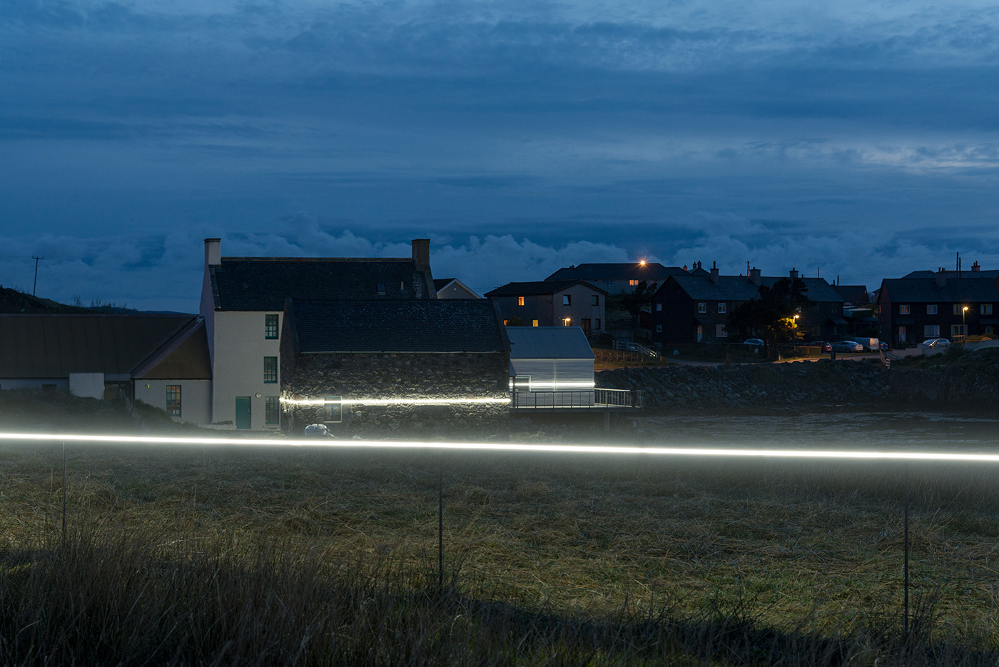 Lines (57° 59´N, 7° 16´W) , installation view