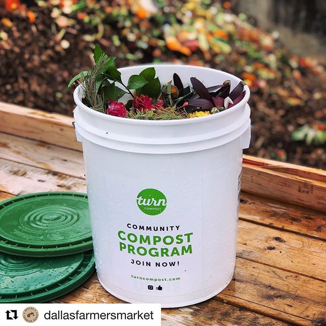 We are at the @dallasfarmersmarket every Saturday!! Check out our website for other drop off locations and dates.
#Repost ・・・
This week is International Compost Awareness Week. Did you know that at least 30% of what goes into our Dallas landfill is c