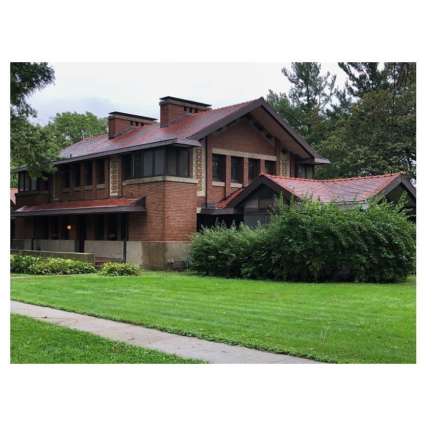 Road trip to see the iconic B. J. Ricker house by Walter Burley Griffin and Marion Mahony Griffin and Louis Sullivan&rsquo;s #jewelboxbanks