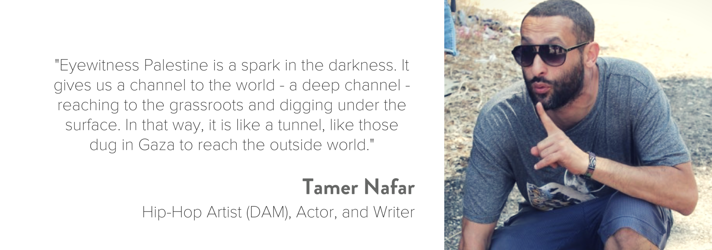 Tamer Nafar - Testimonial