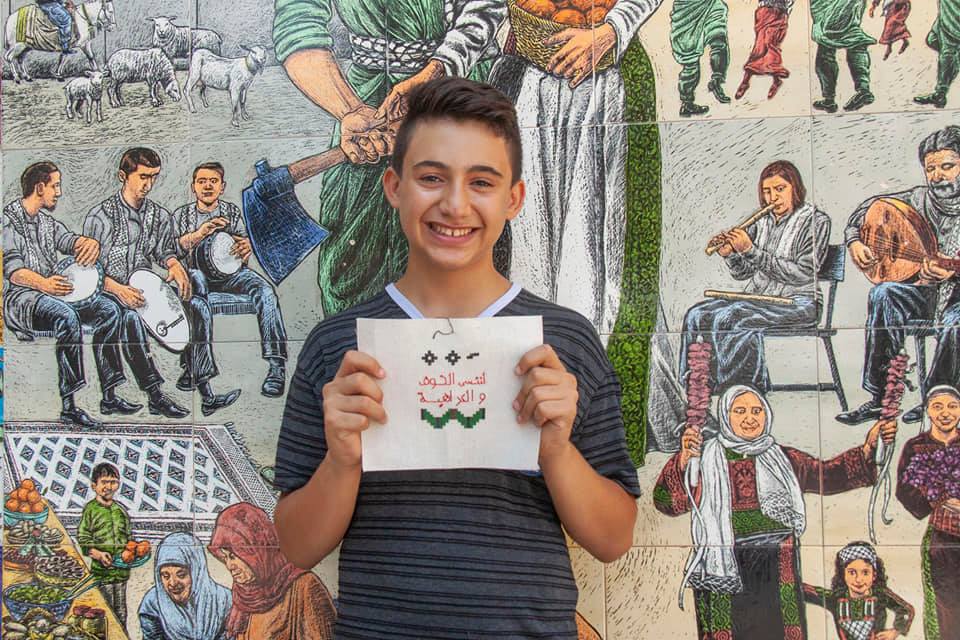  Mousa, dancer at Shoruq cultural center and resident of the camp, Dheisheh Refugee Camp, Bethlehem, Palestine 