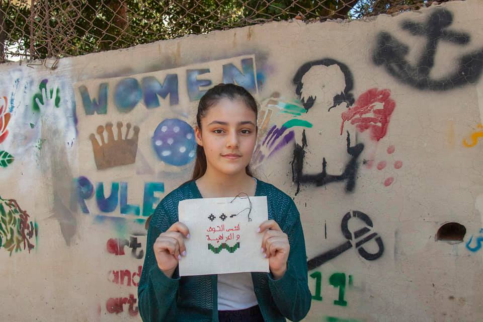  Sadeel, dancer at Shoruq cultural center and resident of the camp, Dheisheh Refugee Camp, Bethlehem, Palestine 