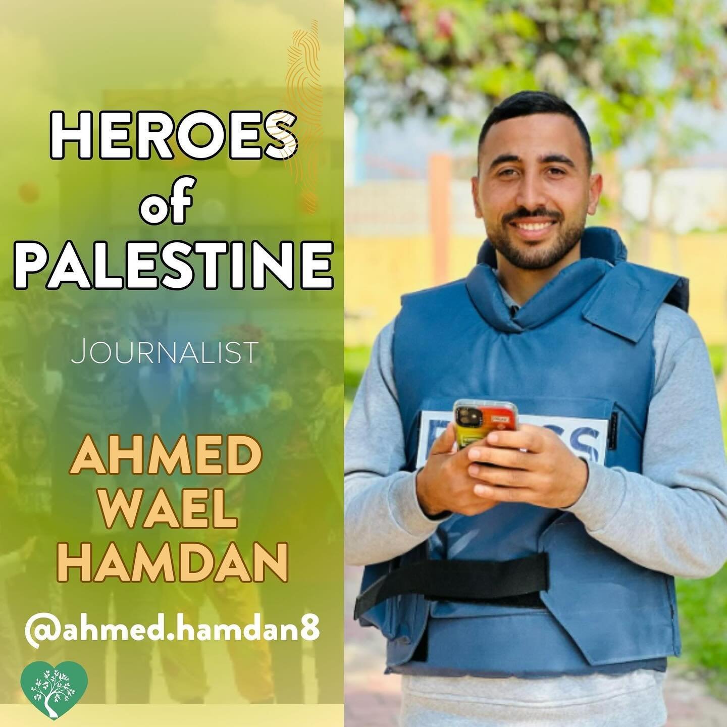 Meet Ahmed Wael Hamdan: a journalist hailing from Jerusalem, now living in Gaza. More than a mere reporter, Hamdan stands as a pillar of support for the Gazan community. His dedication transcends the boundaries of journalism. He has a beacon of hope 