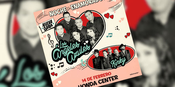 Kinky y Los Ángeles Azules actuarán juntos el 14 de febrero en el show Noche de Enamorados