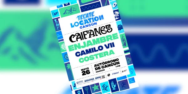 Costera anuncia su participación en el festival Tecate Location Cancún