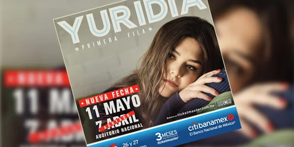 Yuridia presumió Sold Out en el Auditorio Nacional y anunció nueva fecha: 11 de mayo