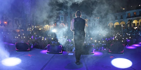 Yahir ofreció impresionante concierto en la Feria de Pahuatlán, Puebla
