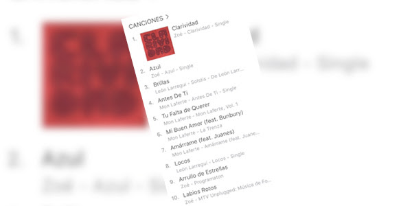 Zoé debutó en el #1 del chart de Rock Alternativo y Latino de iTunes México con “Clarividad”
