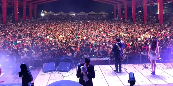 A dos semanas de su show en el Palacio de los Deportes, Los Ángeles Azules tocaron por primera vez en Costa Rica
