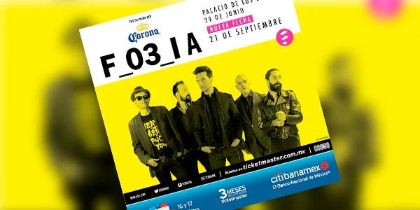 El Pastel de Fobia será uno de los shows más esperados en el Festival Tecate Península, que se realizará en Baja California