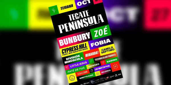 División Minúscula llevará su rock a la frontera al participar en el Festival Tecate Península, que se realizará el 27 de octubre en Baja California