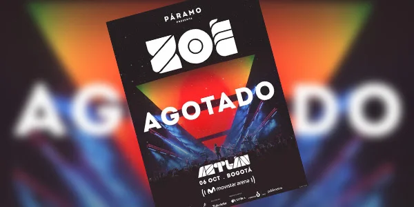 Zoé volvió a Colombia para dar un show con boletos agotados, esta vez en la Arena Movistar de Bogotá