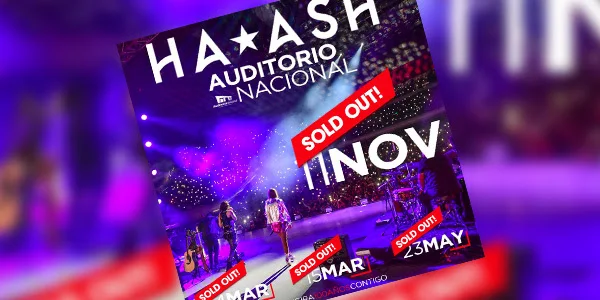 Ha*Ash suman otro show con boletos agotados en el&nbsp;Auditorio Nacional