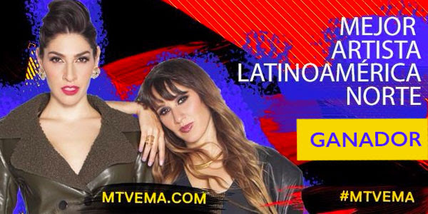 Ha*Ash gana el MTV Europe Music Award 2018, en la categoría de Mejor Artista MTV Latinoamérica Norte