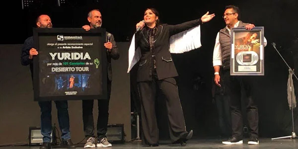 Yuridia se adueñó del Auditorio Nacional con Sold Out por cuarta ocasión en su #DesiertoTour