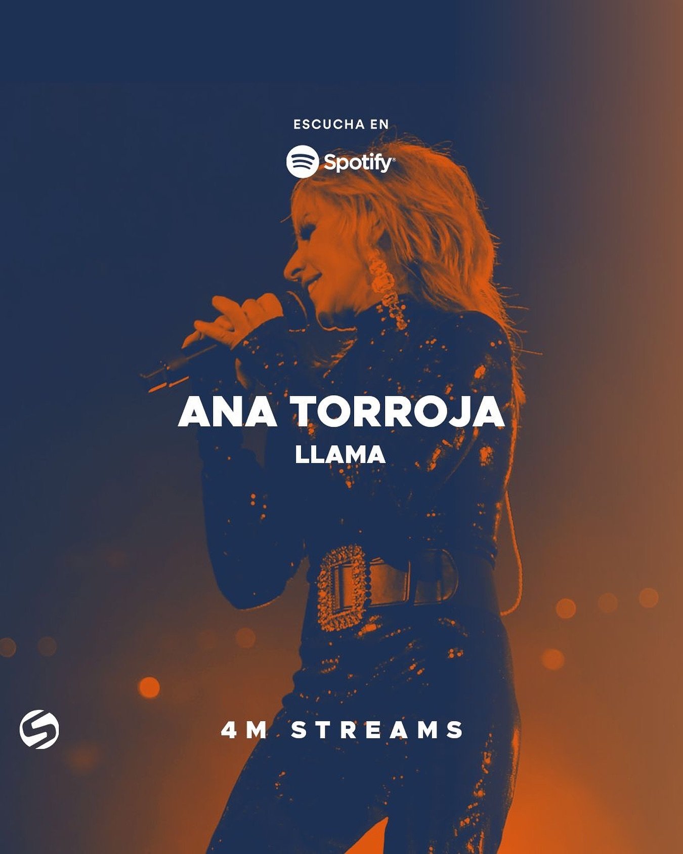 #Llama de @ana_torroja supera 4 millones de streams en @spotifymexico