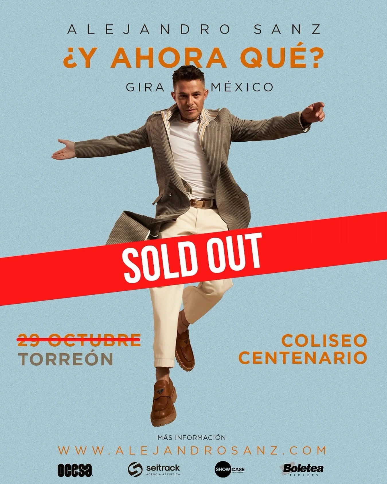 &iquest;Y ahora qu&eacute;? 

&iexcl;Ahora #SoldOut en Torre&oacute;n! 

Estamos por comenzar una noche inolvidable. 🫶🏻🤩