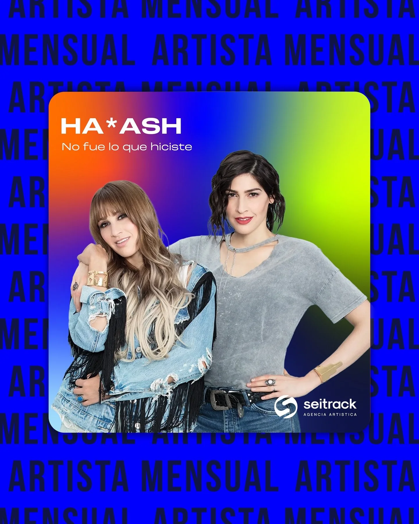 @haashoficial son nuestras artistas mensuales. 🙌🏼🤩

&iquest;Cu&aacute;l es tu canci&oacute;n favorita de ellas?